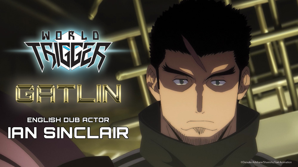 World Trigger: Gatlin con la voz de Ian Sinclair