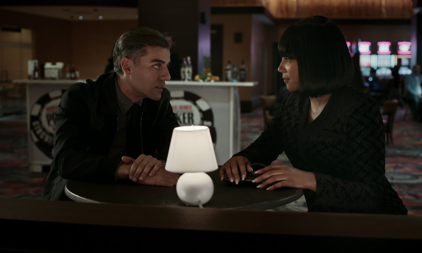 00781_FP_CARDCOUNTEROscar Isaac stars as William Tell and Tiffany Haddish as La Linda in THE CARD COUNTER, a Focus Features release. Credit: Courtesy of Focus Features / ©2021 Focus Features, LLC