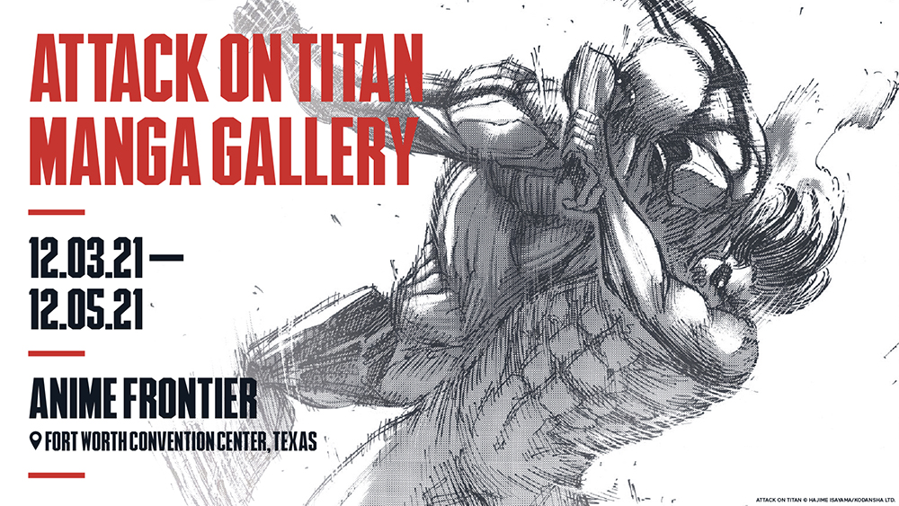 Exhibición de Attack on Titan en Anime Frontier