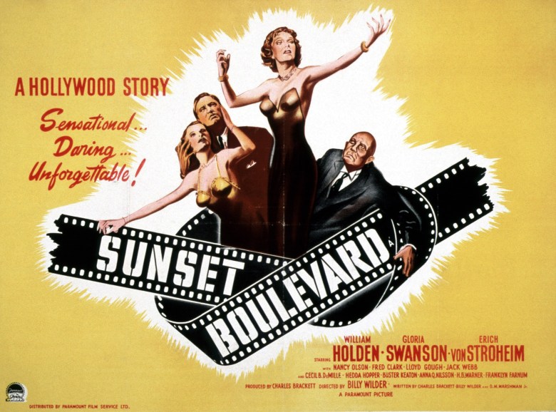SUNSET BOULEVARD, desde la izquierda: Nancy Olson, William Holden, Gloria Swanson, Erich von Stroheim, 1950 sunsetblvd1950-fsct18(sunsetblvd1950-fsct18)